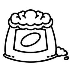 sack of brazilian coffee beans