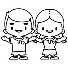 male and female Brazil soccer players