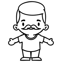 happy  indian man with open arms