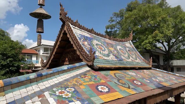 Vibrant and Ornate Peranakan Ceramic Tiles Displaying Traditional Baba Nyonya Cultural Motifs and Artistic Designs