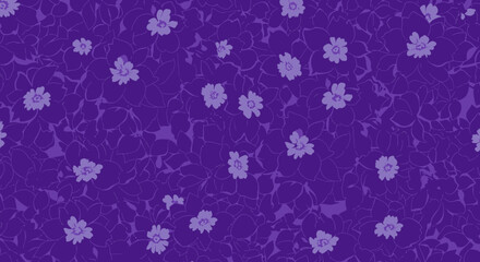 Purple floral pattern