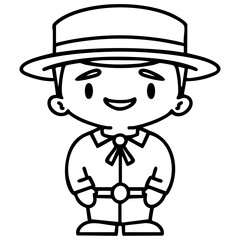 brazil man in traditional clothing