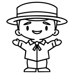 brazilian man in traditional clothing