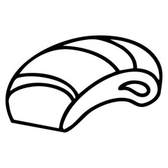 traditionally prepared japanese sashimi tuna