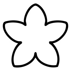 a japan style single flower design