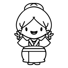 happy japanese bride celebrating marriage