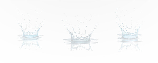 Realistic water drops on a transparent background, condensation on the surface with light reflection and shadow, vector, png, 3D effect.
