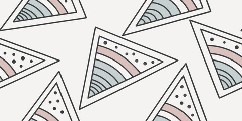 Miscellaneous seamless pattern for kids and adult
