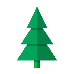 Vector illustration of christmas sublimation vector art of green christmas tree