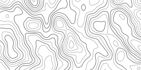Topographic map background with geographic grid for hiking and mountain sport. luxury topographic wavy pattern and geographic grid map design. paper texture Imitation of a geographical map shade.