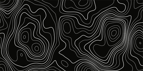 Topographic map background with geographic grid for hiking and mountain sport. luxury topographic wavy pattern and geographic grid map design. paper texture Imitation of a geographical map shade.