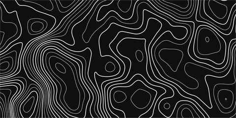 Topographic map background with geographic grid for hiking and mountain sport. luxury topographic wavy pattern and geographic grid map design. paper texture Imitation of a geographical map shade.