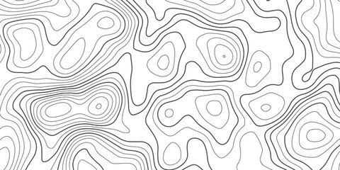 Topographic map background with geographic grid for hiking and mountain sport. luxury topographic wavy pattern and geographic grid map design. paper texture Imitation of a geographical map shade.