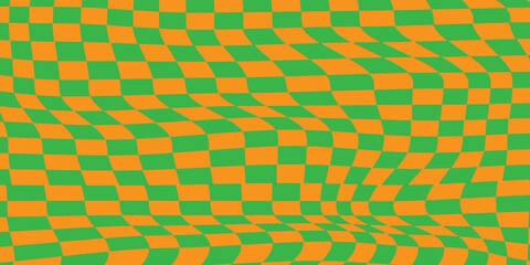 Abstract green and yellow color background. Vector illustration