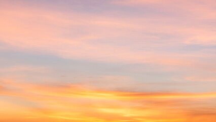 Beautiful 4K Sunset with Golden Sun Rays, Colorful Sky and Scenic Nature Landscape View
