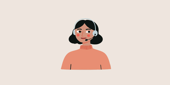 A supportive customer service representative, depicted in a vibrant illustration, radiating empathy and offering assistance, embodies effective communication.
