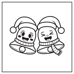Christmas Bells Coloring Pages