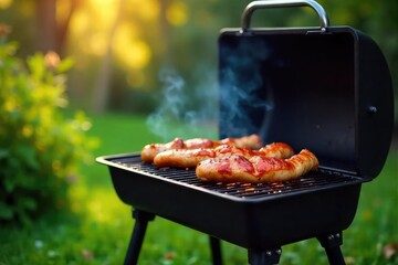 Sturdy Grilling Frame for Backyard BBQs Enjoy Perfectly Grilled Food Every Time.  This versatile and durable frame is ideal for charcoal or gas grills, ensuring delicious outdoor cooking.