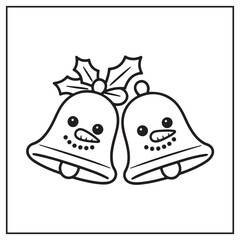 Christmas Bells Coloring Pages