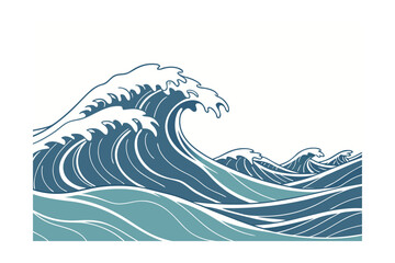 Abstract Water Ripple Texture with Ocean Surface