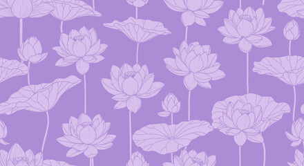 Lavender floral pattern