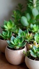 A thoughtfully curated arrangement of potted succulents and air plants, representing the gift of living, thriving nature Perfect for home decor, gifting, or lifestyle blogs , life, plants, terrarium