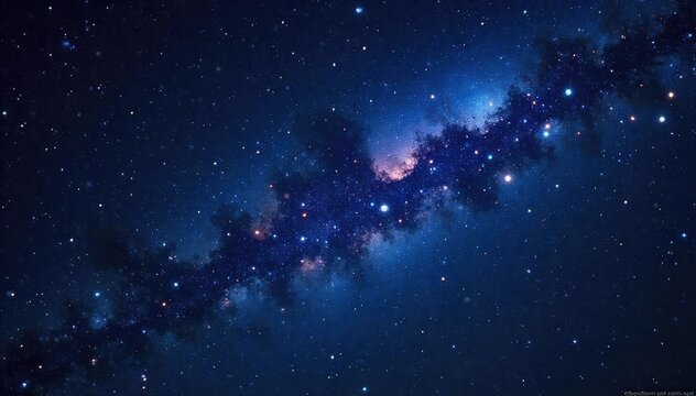 Stunning cosmic backdrop of countless stars twinkling in the inky black night sky, perfect for space, astronomy, and fantasy themed projects , stellar, astronomy