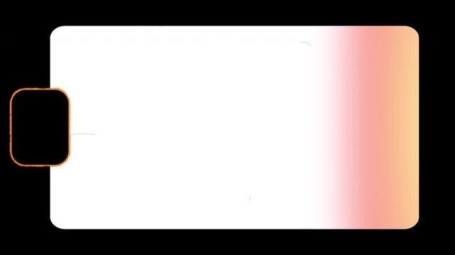 super 8 mm movie frame with film burn and dust effect overlay