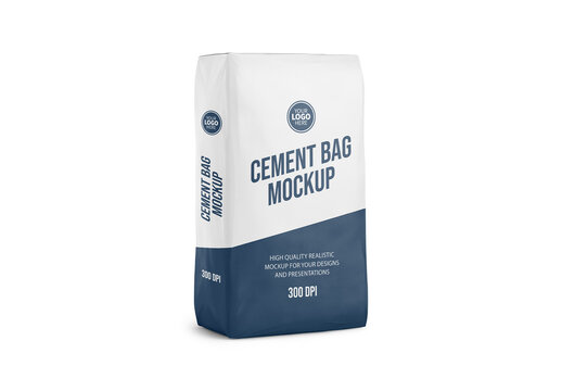 Cement Bag Mockup