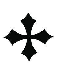 black and white star on white