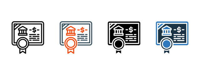 Bond multiple icon style vector illustration