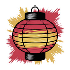 christmas ball with red ribbon and bow