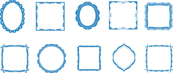 Decorative Grandmillennial Frames