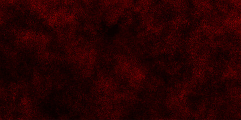 Abstract red grunge natural smooth cement concrete floor and plaster dirty wall background texture. red marble texture and red paper texture. plastered long panoramic concrete wall background.
