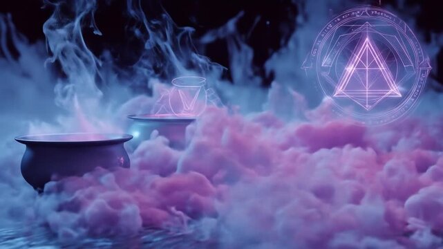 Mystical potions brew