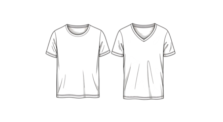 Two identical black traditional robes with ornate white trim displayed side by side isolated on white background