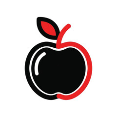 Apple Icon Vector Illustration