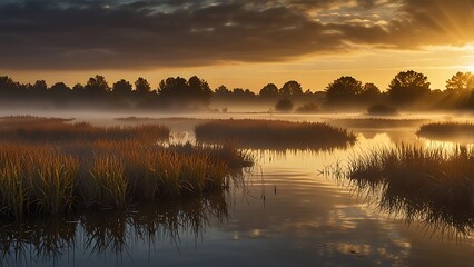 Dramatic Sunrise Captured in Cinematic Wide-Angle