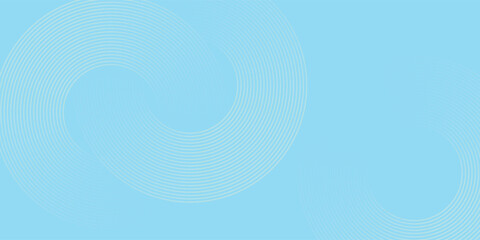 Modern abstract background, blue white gradations, circle effect,shape memphis, trendy.