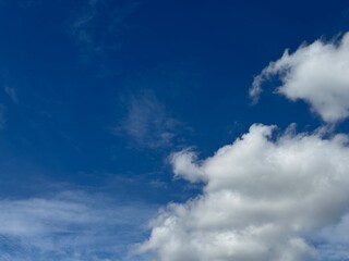 blue sky with clouds