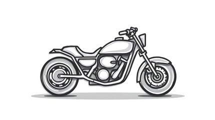 Obraz premium motorcycle vector illustration
