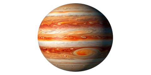Surreal Oval Jupiter – Hyper-Realistic, Glossy Sci-Fi Planet Isolated on Transparent Background
Vertically Stretched Jupiter with Dual Red Storms – High-Resolution Fantasy Planet Illustration