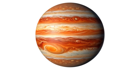 Surreal Oval Jupiter – Hyper-Realistic, Glossy Sci-Fi Planet Isolated on Transparent Background
Vertically Stretched Jupiter with Dual Red Storms – High-Resolution Fantasy Planet Illustration