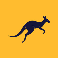 silhouette of a kangaroo