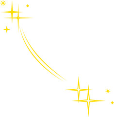 Vector Illustration of Sparkles Star