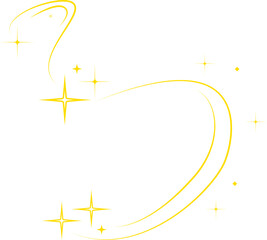 Vector Illustration of Sparkles Star