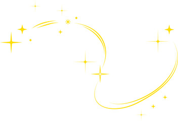 Vector Illustration of Sparkles Star
