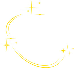 Vector Illustration of Sparkles Star