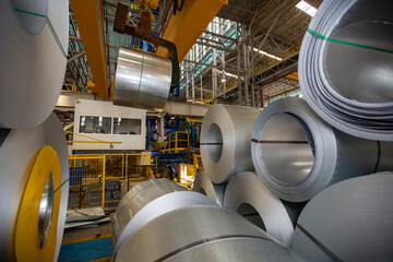 Iron and steel factory and production.