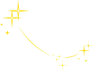 Vector Illustration of Sparkles Star